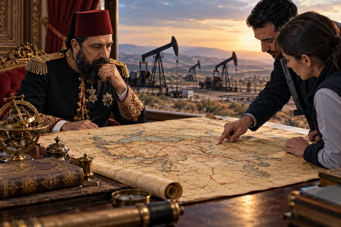 Enerji Bakanlığı II. Abdülhamit’in 100 önce yaptığı petrol haritasının peşine düştü.