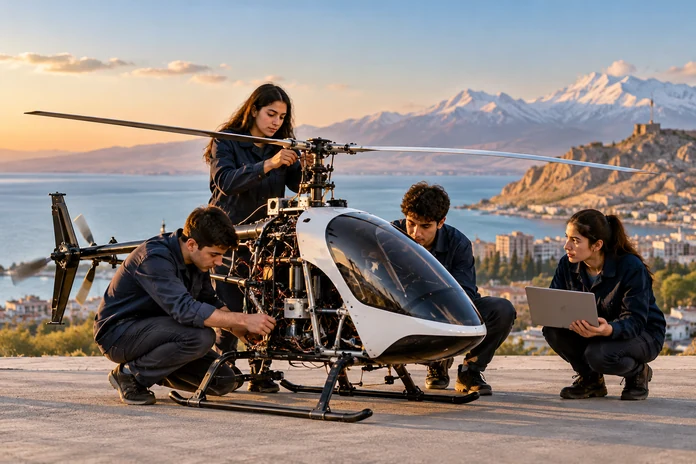 Van’lı Mucit Gençler Helikopter Yaptı:Vankopter!