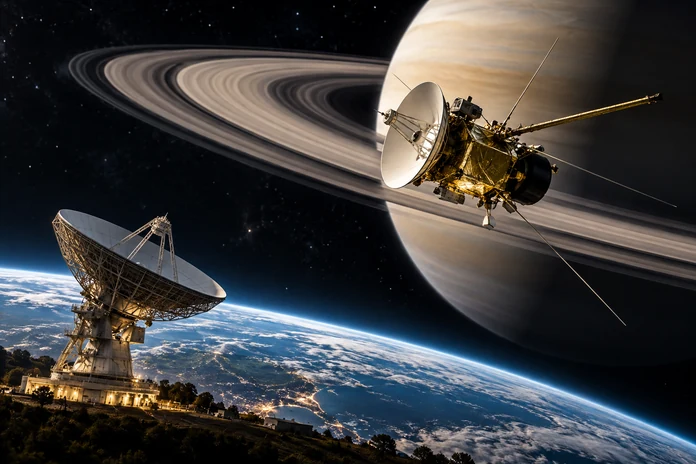 Cassini, yeni yörüngesinden ilk fotoğrafları Dünya’ya yolladı