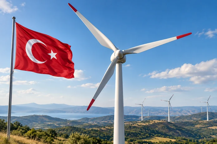 Türk tasarımı rüzgar türbini çalıştırıldı Türk tasarımı rüzgar türbini çalıştırıldı